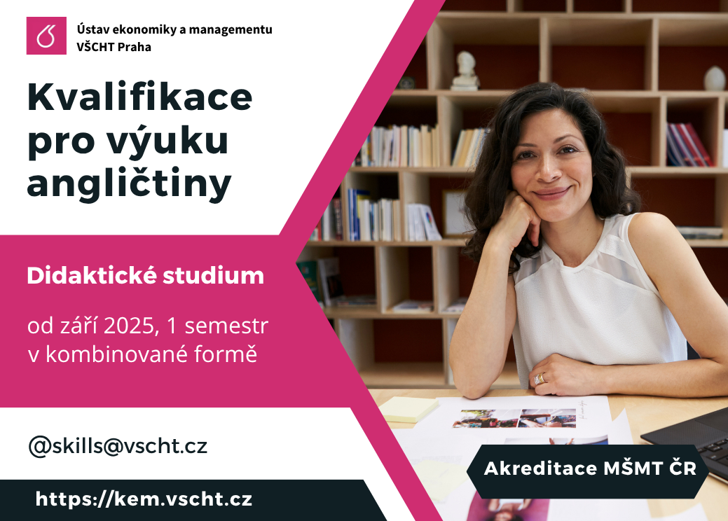 Přijímáme přihlášky do Doplňujícího didaktického studia angličtiny