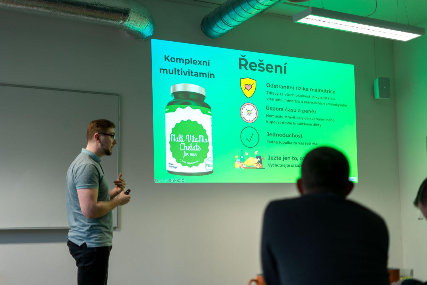 Hynek Řeháček, student bakalářského studia FPBT a absolvent kurzu Tvoření startup projektu