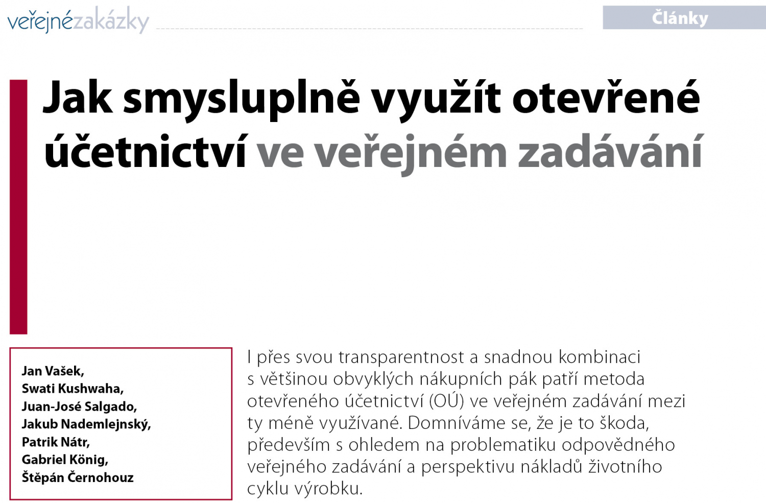 Publikační úspěch našich studentů